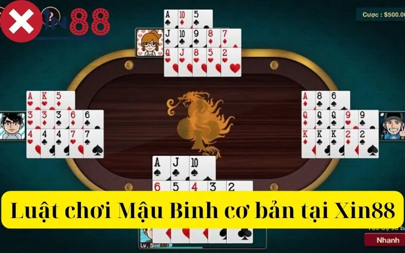 Luật chơi Mậu Binh cơ bản Tại Xin88