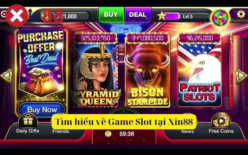 Tìm hiểu về Game Slot tại Xin88